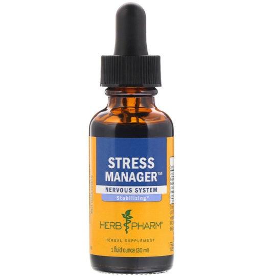 Stress Manager, 1 oz - Herb Pharm - welzo