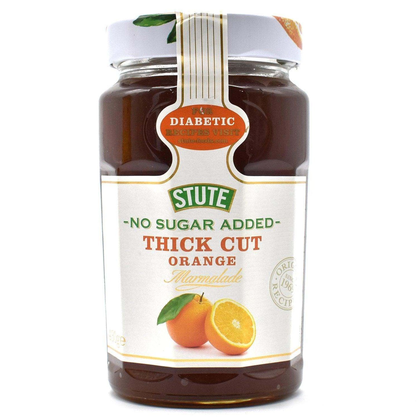 Stute Diabetic Thick Cut Orange Marmalade 430g - welzo