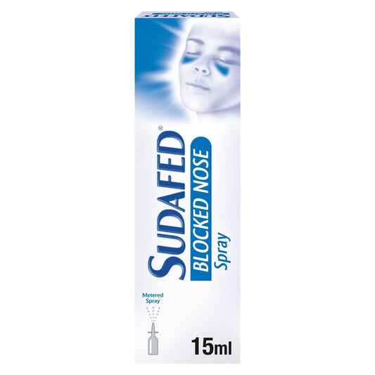 Sudafed Blocked Nose Spray 15ml - welzo