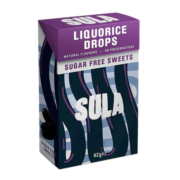 Sula Sugar Free Liquorice Sweets 42g - welzo