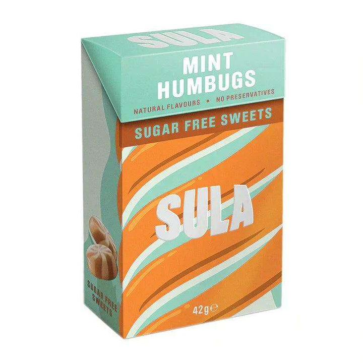 Sula Sugar Free Sweets Mint Humbug 42g - welzo