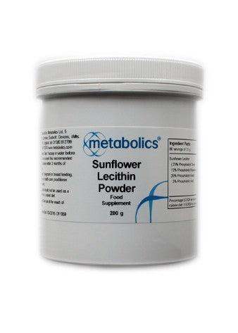 Sunflower Lecithin Powder (Pot Of 200g)- Metabolics - welzo