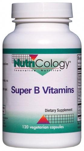 Super B Vitamins (Super B Complex) , 120 Veggie Caps - Nutricology / Allergy Research Group - welzo