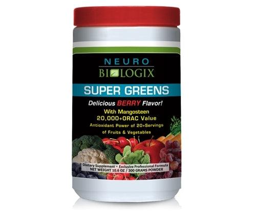 Super Greens (Berry) - 300g - Neuro Biologix - welzo