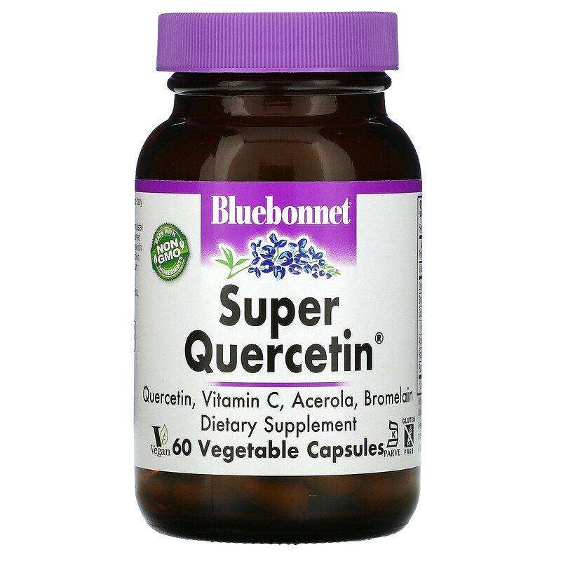 Super Quercetin, 60 Vegetable Caps - Bluebonnet Nutrition - welzo