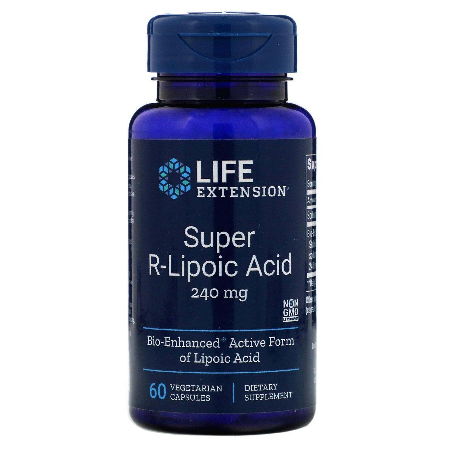 Super R-Lipoic Acid - 60 Veg Caps - Life Extension - welzo