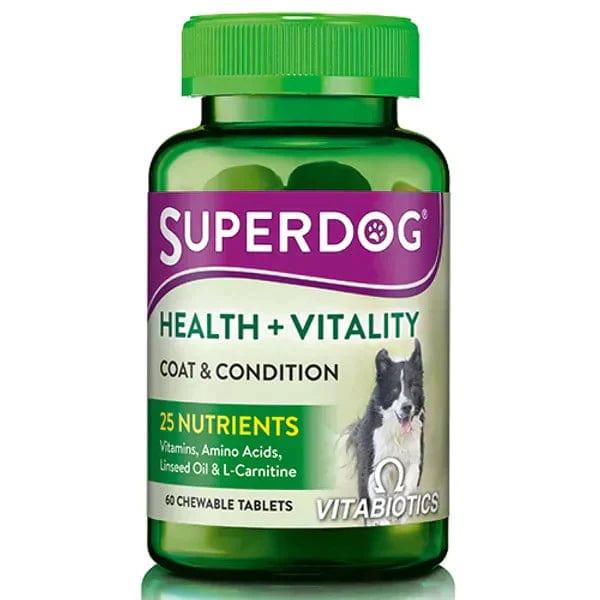 SuperDog Health & Vitality Chewable Tablets Pack of 60 - welzo
