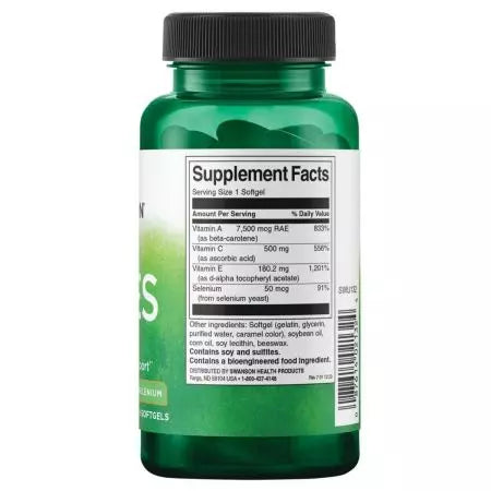 Swanson Aces A, C, E & Selén 60 Softgel -vitamin