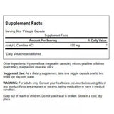 Swanson Acetyl L-Carnitine 500mg