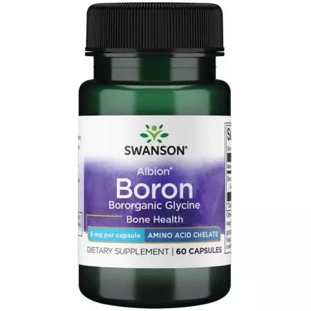 Swanson Albion Boron Bororganischer Glycin 6 mg 60 Kapseln