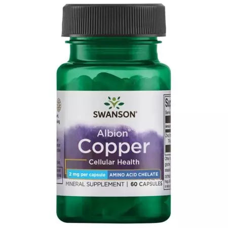 Swanson Albion Copper 2mg 60 cápsulas