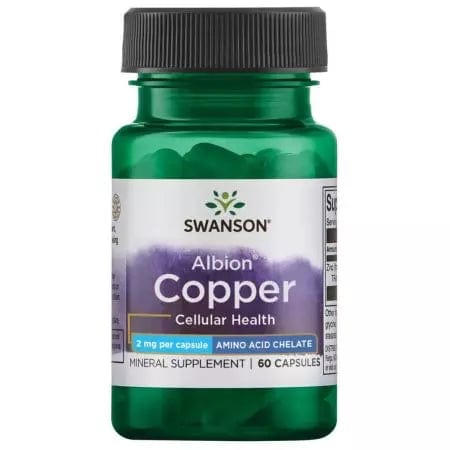 Swanson Albion Copper 2mg 60 Capsules