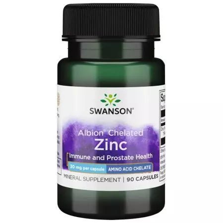 Swanson Albion Zinc 30 mg 90 capsules