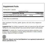 Swanson Albion Zinc 30 mg 90 Capsules
