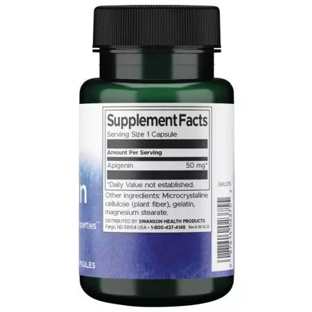 Swanson Apigenin 50 mg 90 kapsler