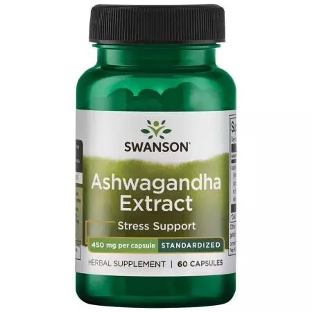 Ekstrakt Swanson Ashwagandha 450 mg 60 kapsułek