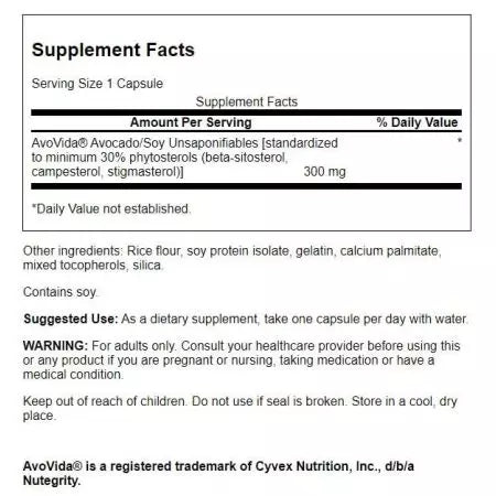 Swanson Avovida 300 mg 60 kapsler