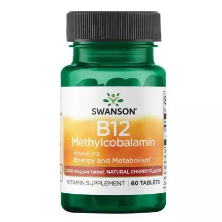 Swanson B12 méthylcobalamine 2500mcg 60 comprimés