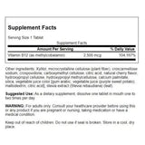 Swanson B12 Methylcobalamin 2500mcg 60 Tablets