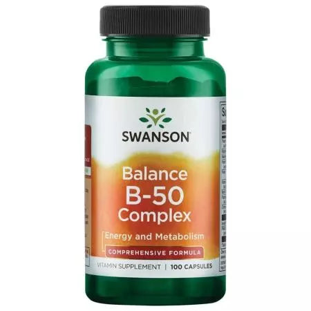 „Swanson Balance B50“ komplekso 100 kapsulės