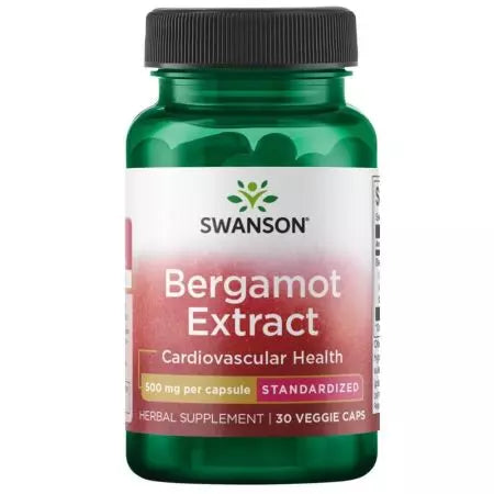 Swanson Bergamot kivonat 500 mg 30 zöldségkapszulák