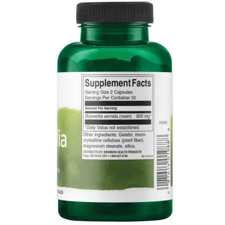 Swanson Boswellia 400mg 100 kapselia