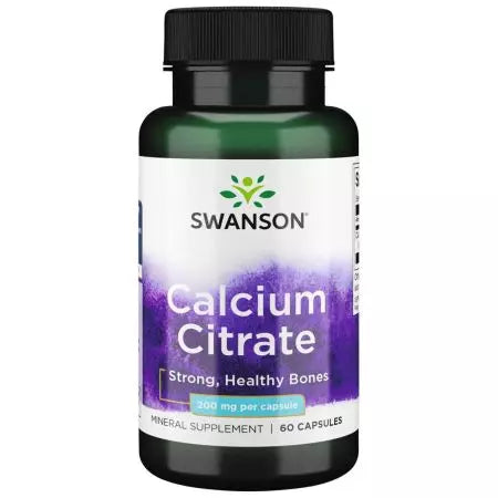 Swanson Calcium Citrate 200 mg 60 capsules