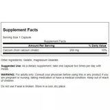 Swanson Calcium Citrate 200 mg 60 Capsules