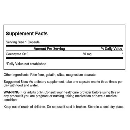 Swanson CoQ10 30 mg 120 Capsules