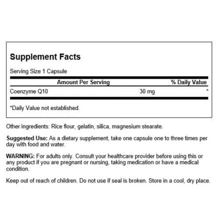 Swanson CoQ10 30 mg 120 Capsules