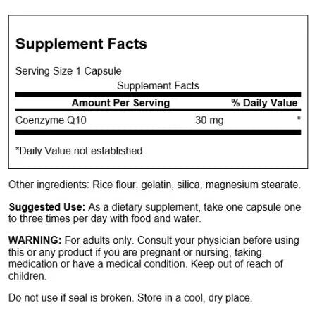 Swanson Coq10 30 mg 240 kapsulas