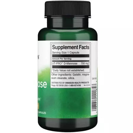 Swanson Dmannose 700 mg 60 kapselia