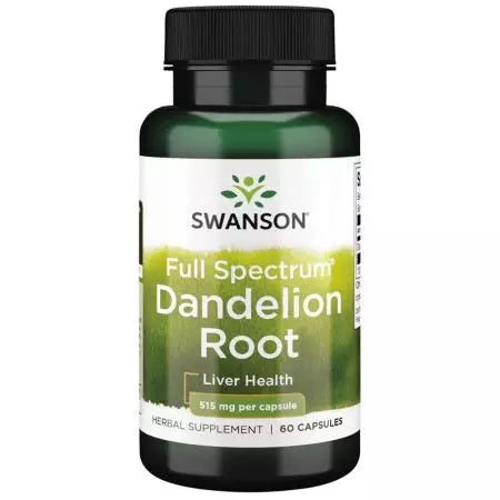 Swanson Dandelion Root 515 mg 60 capsules