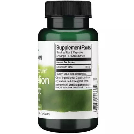 Swanson Dandelion Root 515 mg 60 kapslar