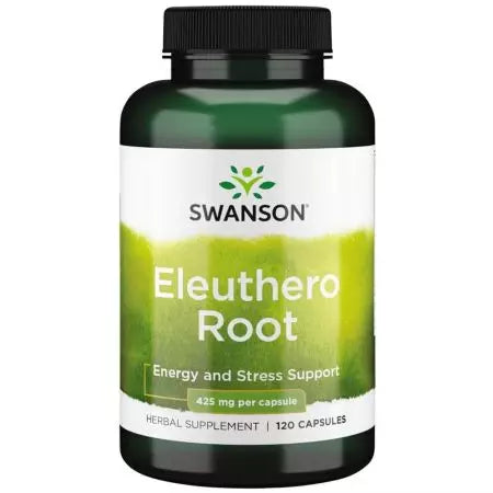 „Swanson Eleuthero Root 425mg 120“ kapsulės