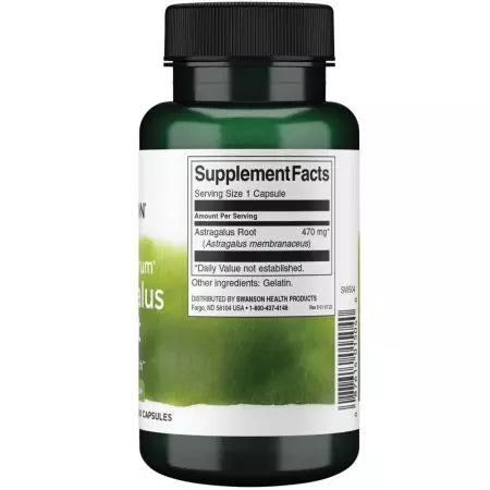 Swanson täielik spektri Astragalus juur 470 mg 100 kapslit