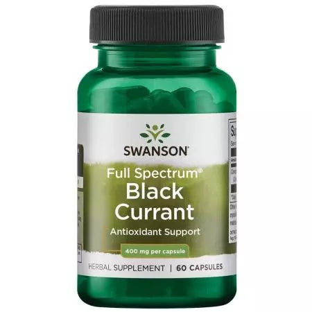 Swanson Full Spectrum Black Currant 400 mg 60 cápsulas