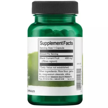 Swanson Full Spectrum Black Currant 400 mg 60 cápsulas