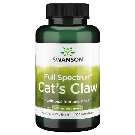 Swanson Full Spectrum Cat's Claw 500mg 100 капсули