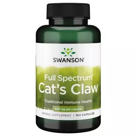 Swanson Full Spectrum Cat's Claw 500mg 100 Capsules