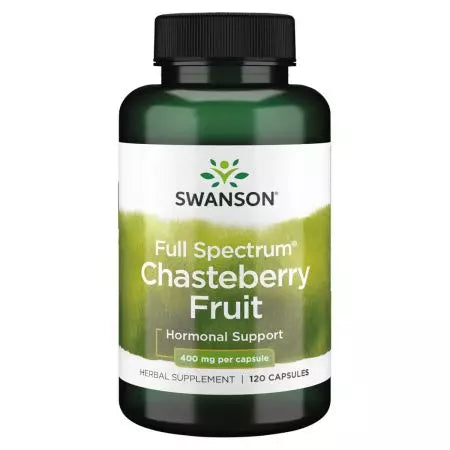 „Swanson Full Spectrum Chasteberry“ vaisius 400 mg 120 kapsulių