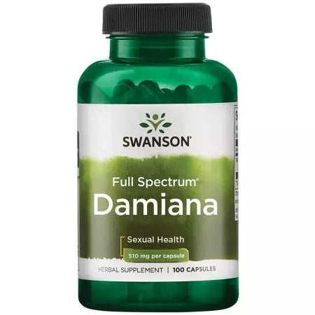 Swanson Full Spectrum damiana 510 mg 100 kapselia