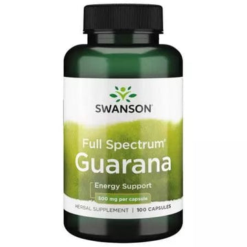 Swanson Full Spectrum Guarana 500 mg 100 Capsules