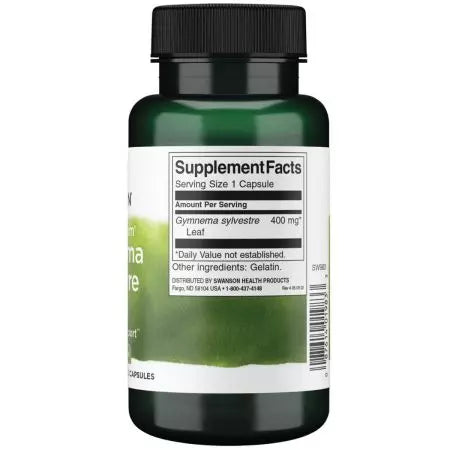 Swanson pełny spektrum gimnema Sylvestre Leaf 400 mg 100 kapsułek