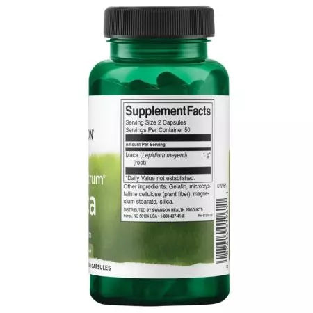 Swanson Full Spectrum Maca 500mg 100 κάψουλες