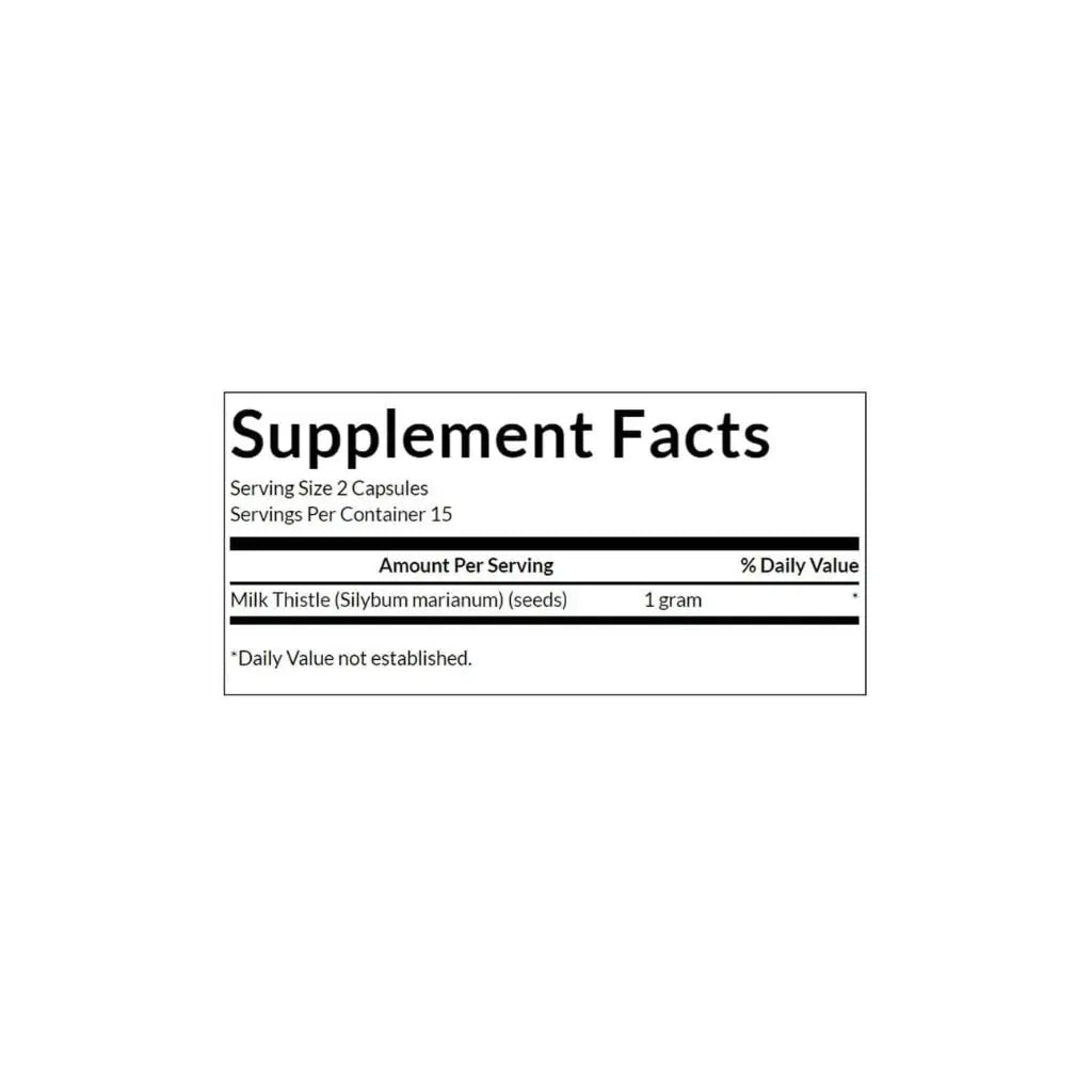 Swanson Full Spectrum Milk Thistle, 500mg - 30 caps