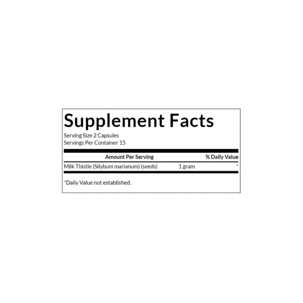 Swanson Full Spectrum Milk Thistle, 500mg - 30 caps