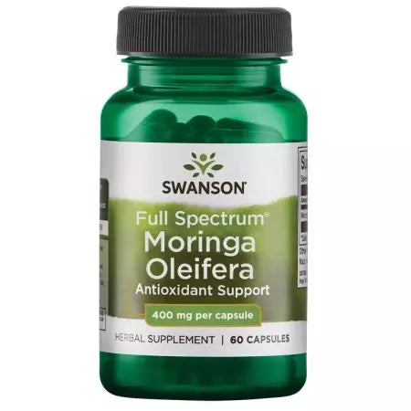 Swanson Full Spectrum Moringa Oleifera 400 mg 60 kapslar