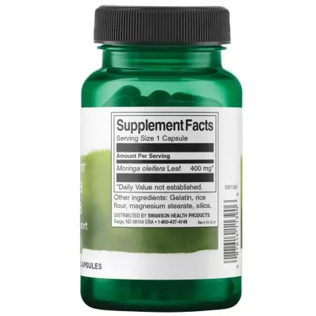 Swanson pełne spektrum moringa oleifera 400 mg 60 kapsułek