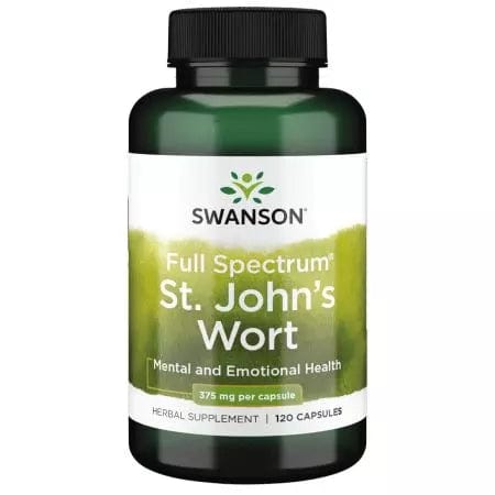 Swanson Full Spectrum St. John's Wort 375 mg 120 Capsules